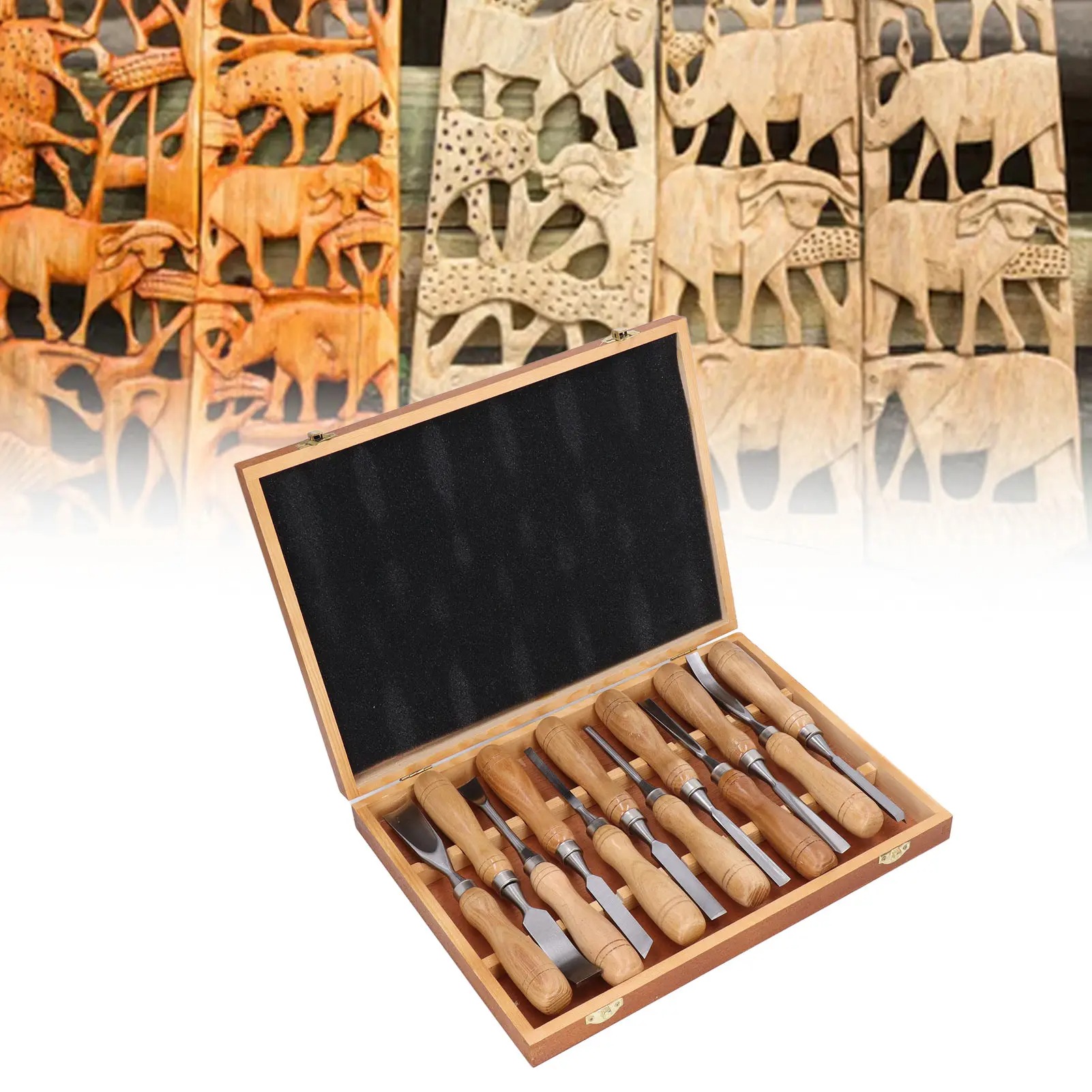 Chisel Set Wood - Набор из 12 инструментов для резьбы