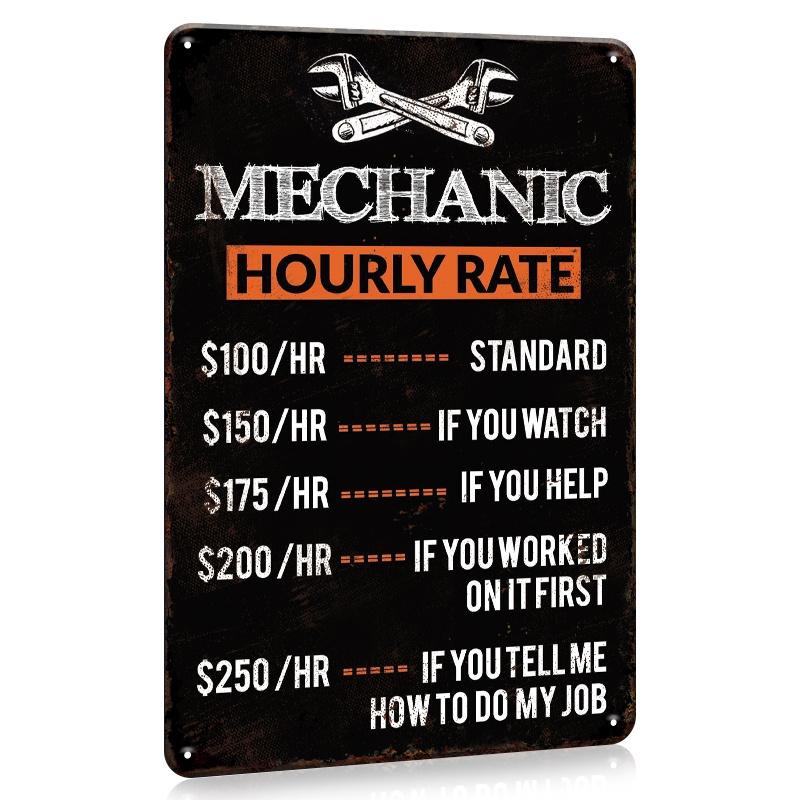 Workshop Tools Hours - 1 шт., металлическая жестяная вывеска для