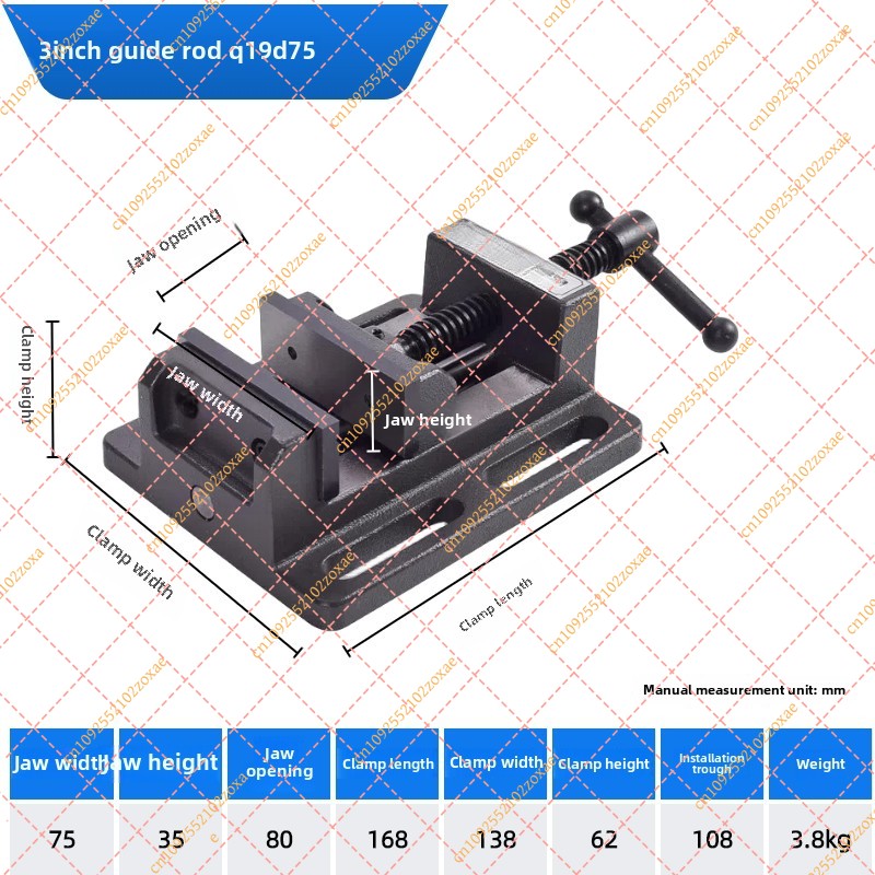 Прочные плоские тиски 3 дюйма  – обзор и цена Workshop Tools Bench