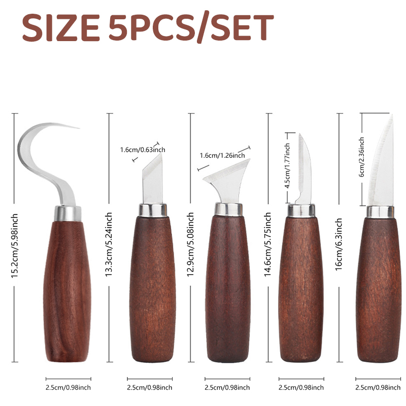5 шт. инструменты для резьбы п – обзор и цена Chisel Set Wood