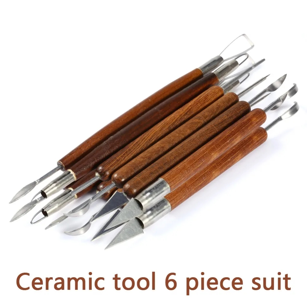 6 шт. инструмент для лепки, на – обзор и цена Chisel Set Wood