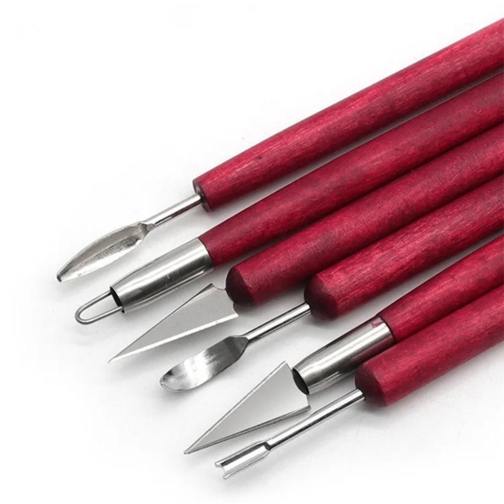 6 шт. инструмент для лепки, на – обзор и цена Chisel Set Wood