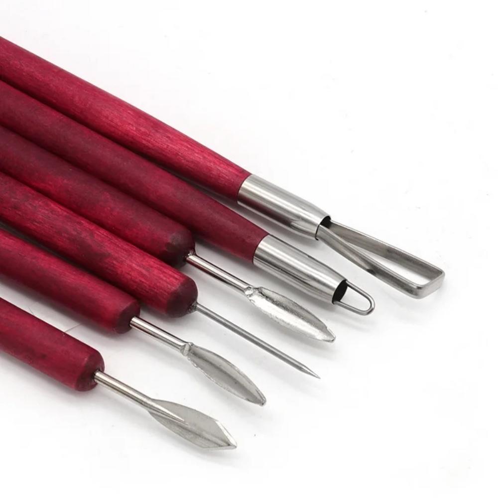 6 шт. инструмент для лепки, на – обзор и цена Chisel Set Wood