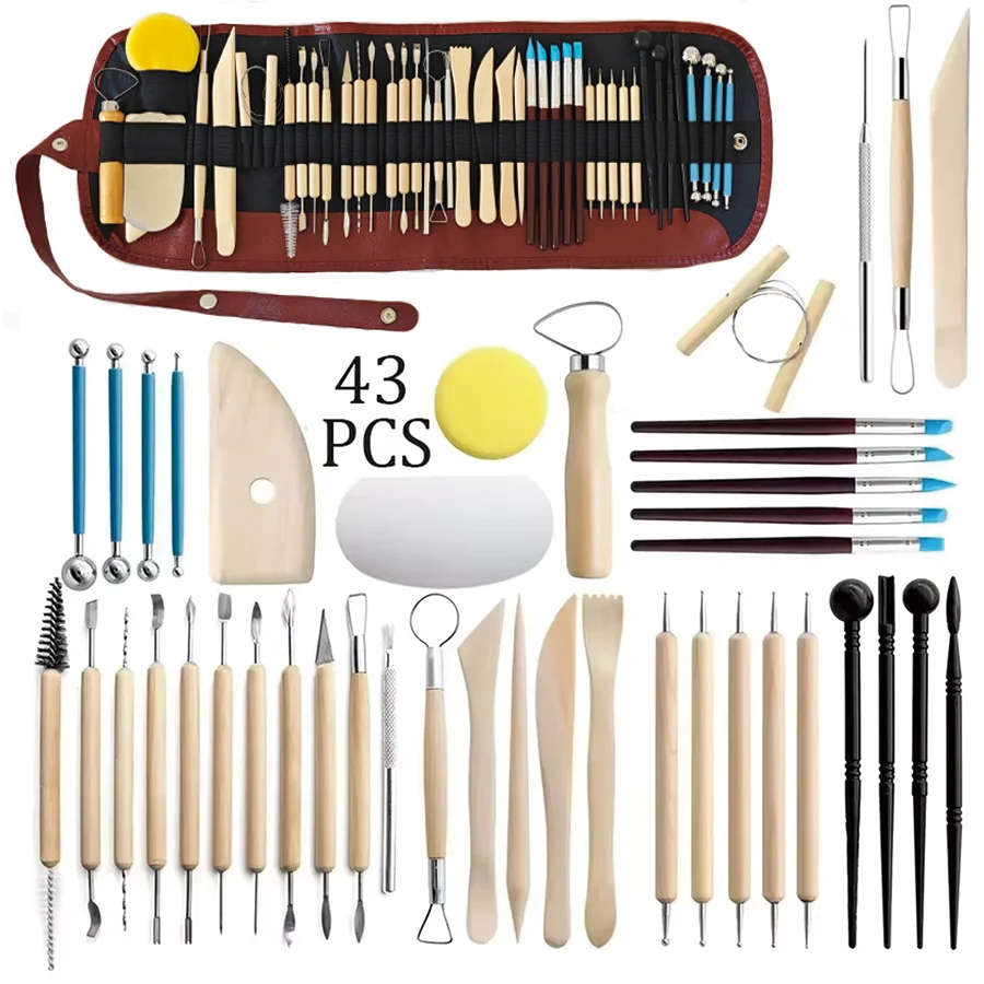 Набор гончарных инструментов 8 – обзор и цена Chisel Set Wood