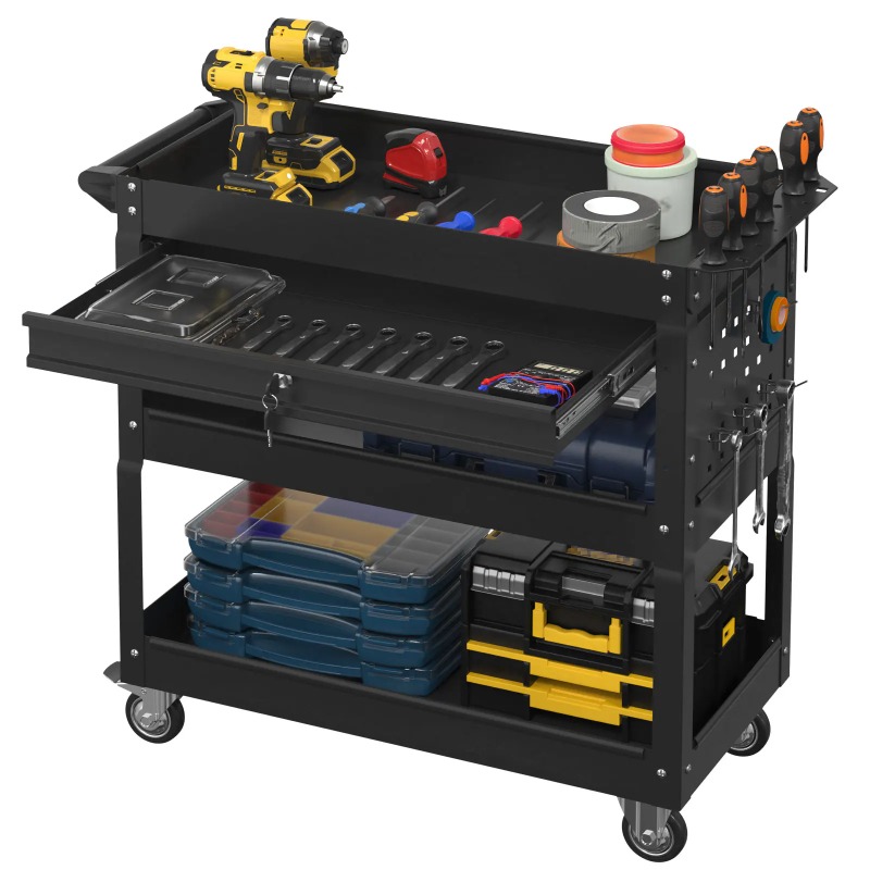 Трехуровневая передвижная теле – обзор и цена Workshop Garage Tools Manufacturer